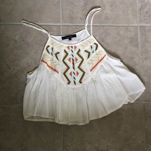 Bohemian cropped tank